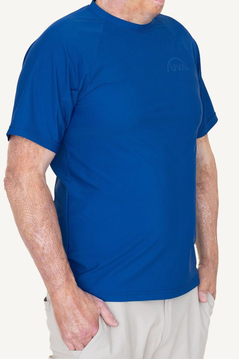 T-shirt unisexe UPF 50+ Bleu