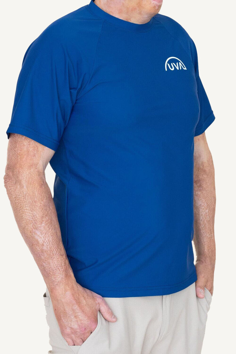 T-shirt unisexe UPF 50+ Bleu