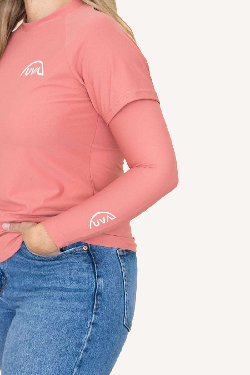 Manches UPF 50+ Rose