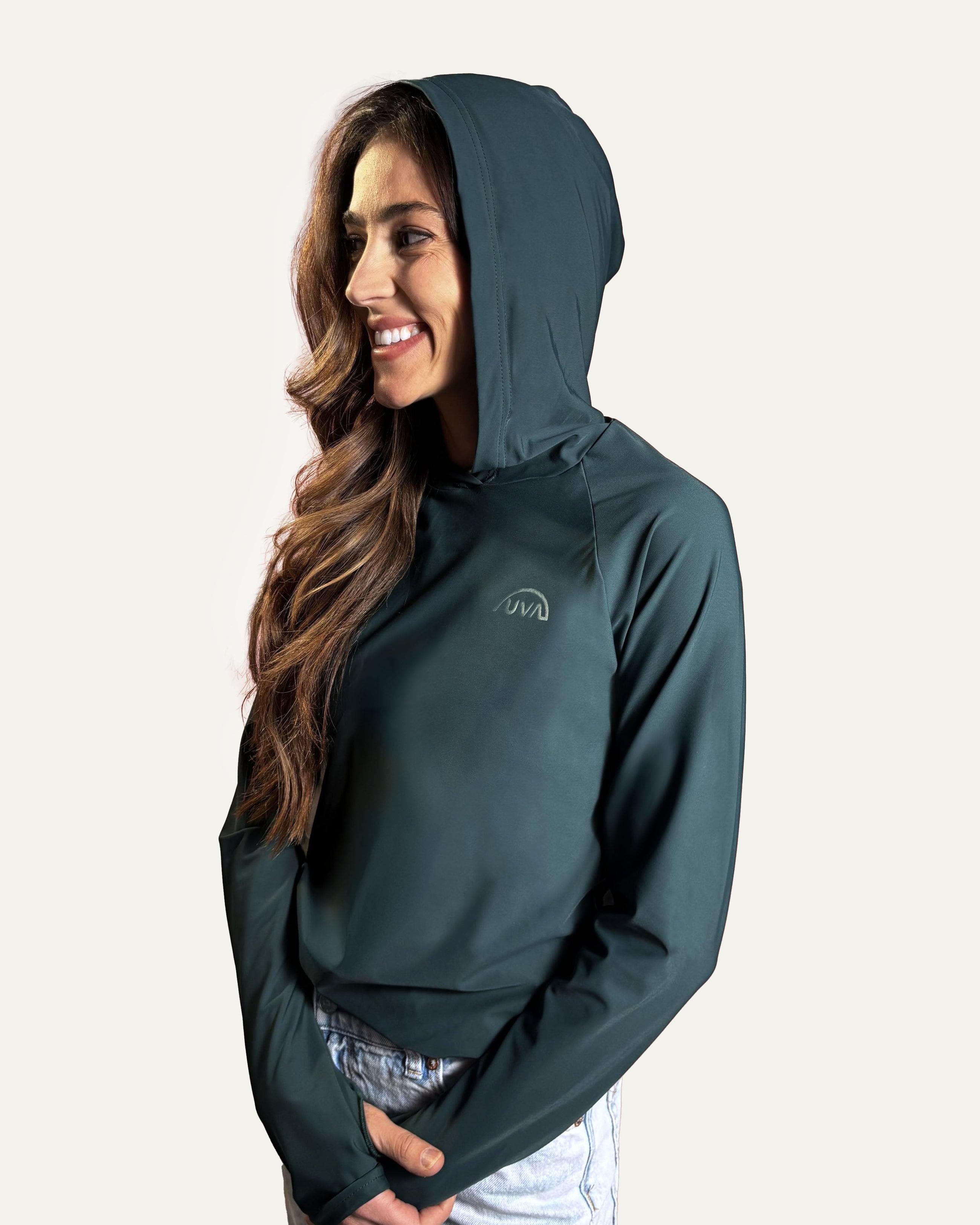Women's UPF50+ Long-Sleeve Hoodie