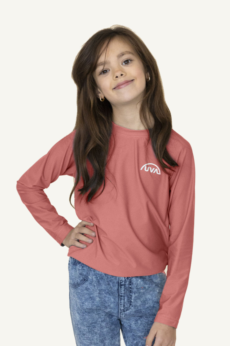 Chandail UPF 50+ Rose