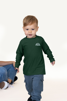 Kid's UPF50+ Long-Sleeve Shirt (Dark Green)