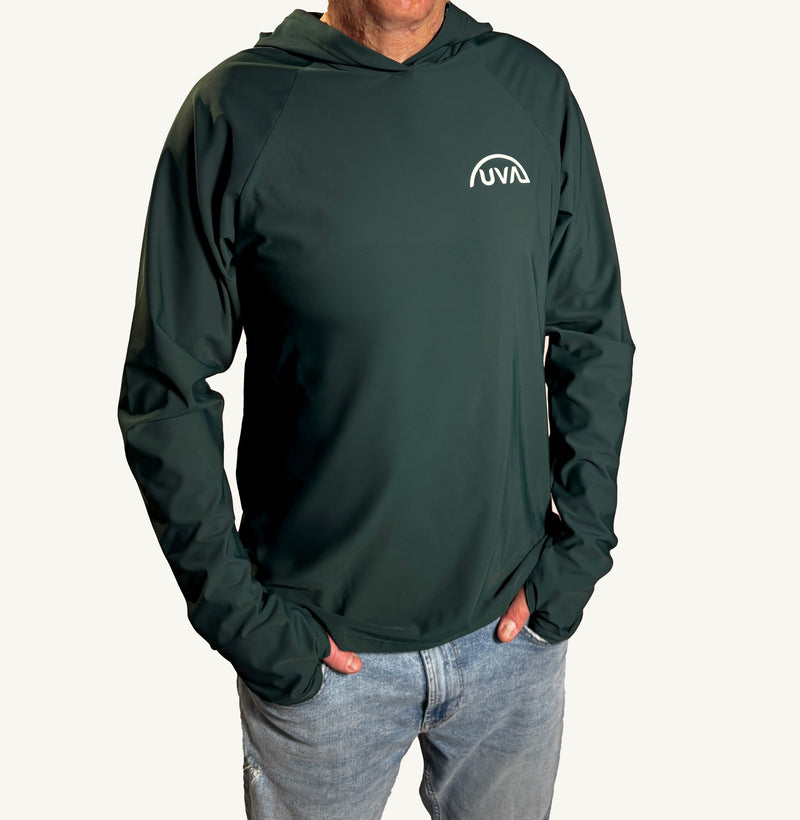 Capuche unisexe UPF 50+ Vert